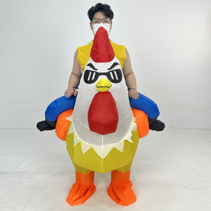 Costume de mascottes de poulet gonflable Gallos De Peleas vêtements de poulet gonflables géants à vendre - Product Image 4
