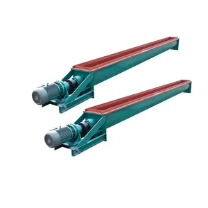 Powder Auger Conveyor LS 450 Helix Flexible Screw Conveyors For Wood Chips And Saw Dust