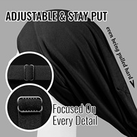 Doublure en satin double couche réglable de vente chaude pour bonnet pour hommes et femmes