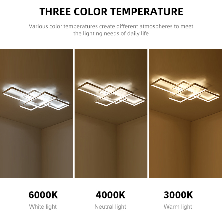 Minimalist Living Room ALuminum PC Ceiling Flush Mount Modern Led Ceiling Lamp