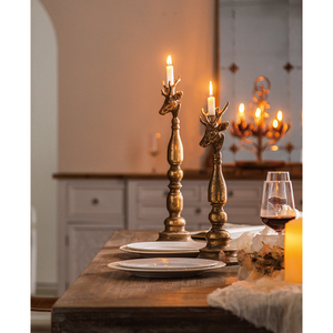 Small Animal Shape Golden Iron Vintage Metal <strong>Candle</strong> <strong>Holder</strong> Candlestick <strong>Candle</strong> <strong>Holder</strong> for Weeding Party Dinning Decoration - Product Image 3