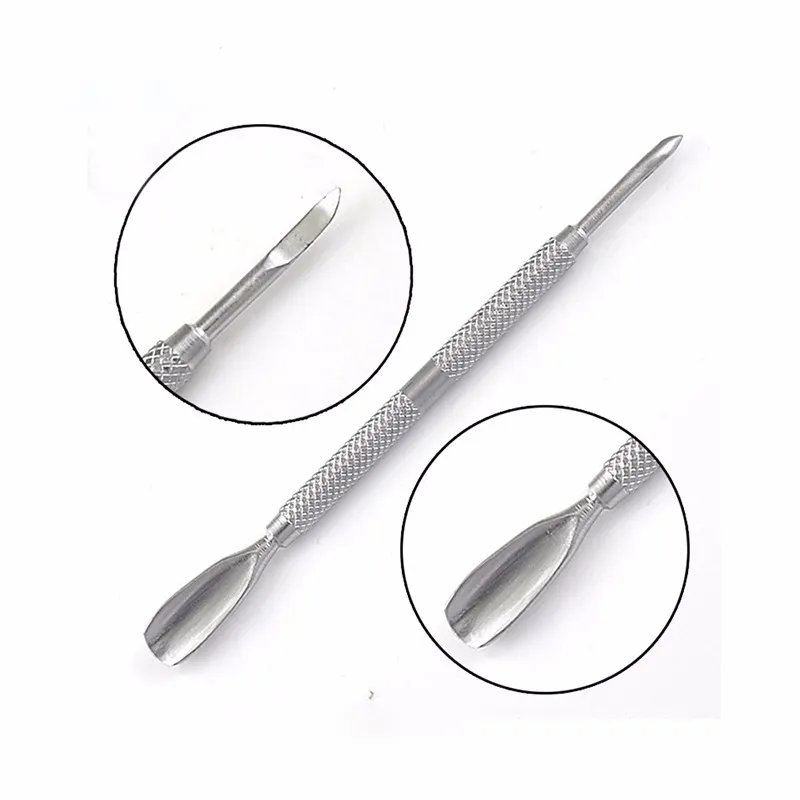 Hoge Kwaliteit Dubbelzijdig Rvs Nail Cuticle <span class=keywords><strong>Pusher</strong></span>