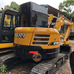 Escavatore Mini Sany SY50U Usato da 5 Tonnellate con Rotazione a Raggio Zero, Motore Yanmar, Cingoli in Gomma, Macchinario per Movimento Terra e Costruzioni - Product Image 2