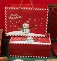 Emballage cadeau de Noël de luxe avec logo personnalisé pour boutiques, cadeaux d'entreprise et sacs de shopping de luxe
