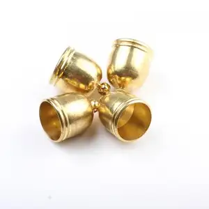 DIY Золотые круглые латунные ювелирные изделия с покрытием 12*16 мм 500 шт./упаковка 1435890