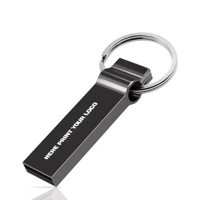 Superior de la venta de logotipo de Metal USB 2,0 pendrive 3,0 stick 1TB 1GB 2GB 4GB 8GB 16GB 32GB 64GB 128GB al por mayor USB Flash Drive