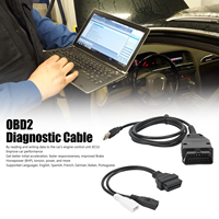 RUISHENG J1962M Automotive OBD2 16-Pin Diagnose-Steckverbinder Männlicher Stecker Echtzeit-Motorüberwachung Rückfahrkamera-Bild