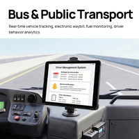 Tableta Android 4G de 8 Pulgadas sin Batería, Solución de Panel Táctil para Parabrisas de Vehículos, Tableta Publicitaria para Taxis, GMS ODM