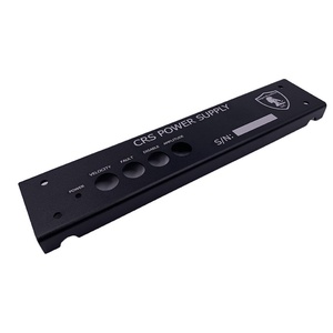 Servicio de Mecanizado CNC Personalizado, Panel de Equipo de Aleación de Aluminio Anodizado en Negro y Piezas de Carcasa Electrónica - Product Image 5