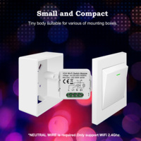 Module d'interrupteur intelligent YDD Tuya Alexa Google Home WiFi 16A à commande bidirectionnelle avec matériau ABS/PC pour usage commercial européen