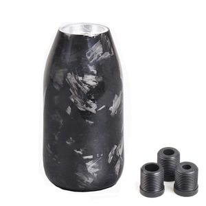 RASTP Carbon Fiber Gear <b>Shift</b> <b>Knob</b> Mid Length Short For Car Custom Modification Parts - Product Image 2