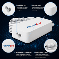 Chargeur rapide GaN ABP PD100W PD3.1 pour ordinateur portable, adaptateur fin ignifuge OTP, alimentation 24V DC, chargeur USB-C pour ordinateur portable