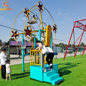 Spot scénique parc aire de jeux équipement d'amusement panier suspendu rotatif grande roue heureuse non alimentée avec pédale - Product Image 4