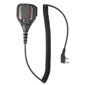 ไมโครโฟนมือถือ TyT สำหรับ TyT F8 Md380 Uv390 อุปกรณ์เสริมเครื่องส่งรับวิทยุพร้อมสายเคเบิลแบบขดและขั้วต่อ 2 พิน - Product Image 2