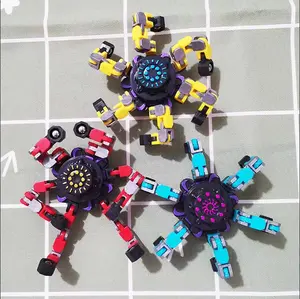Großhandel New Design kreative Spitze Finger Kreisel Verformung des Lagers Finger Spinner Spielzeug Für Kinder Gyroskop