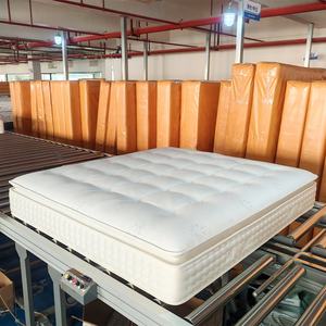 <span class=keywords><strong>Matelas</strong></span> blanc de qualité supérieure avec ressorts ensachés <span class=keywords><strong>Laine</strong></span> et mousse de qualité supérieure pour un sommeil réparateur - Product Image 4