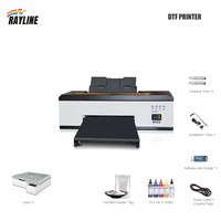 Impresora Digital de Camisetas RAYLINE 3D DTF Totalmente Automática, 1-8 Paletas, Transferencia Térmica Directa a Película para Algodón, Poliéster y Mezclilla