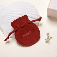 Pochette d'emballage de bijoux en microfibre avec logo en creux personnalisé pour bague sac pochette de bijoux enveloppe plate en microfibre