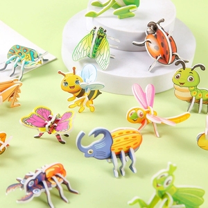 Rompecabezas de Cartón 3D Precortado, Juguete DIY para Niños de 5 a 7 Años - Product Image 3