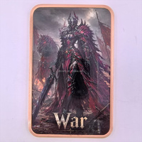 Vente en gros de barres en cuivre pour artisanat métallique, 5 oz, Série Quatre Chevaliers de l'Apocalypse, barre de cuivre imprimée UV 2D pour collection