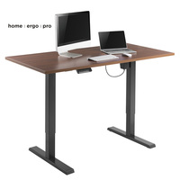 Bureau assis-debout électrique à double moteur réglable en hauteur, personnalisable avec support OEM, catégorie de produit : armoires à outils