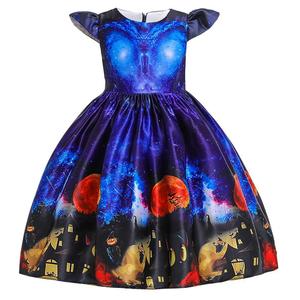 Disfraz de <span class=keywords><strong>Bruja</strong></span> de Halloween Personalizado Qs718 en Existencia para Niñas, Vestido de Actuación Infantil para Niñas, Disfraz de Halloween para Niñas - Product Image 2