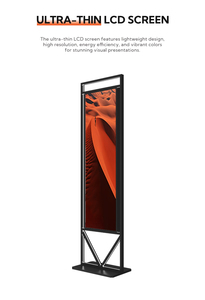 Cho cosun freestanding LCD màn hình quảng cáo hiển thị signage tầng đứng LCD Poster năng động hoạt hình chức năng cho thang máy - Product Image 3