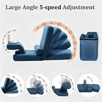 Canapé inclinable individuel confortable en tissu moderne pour salle à manger, salon, chambre à coucher, fauteuil à bascule, chaise longue de conception nouvelle
