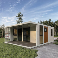 Maisons écologiques préfabriquées pliantes de 40 pieds sur 30 pieds, à deux étages, 2 ou 3 chambres, prêtes à être expédiées, villas modernes de luxe à vendre