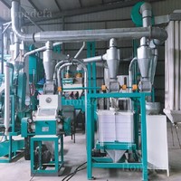 Machine à moudre le maïs 5T/24H pour l'Afrique |   Prix d'une petite usine de mouture de maïs