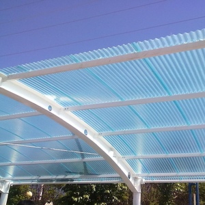 Bền Polycarbonate tấm lợp sóng trong suốt nhà kính tán gạch 840 900 sóng 930 - Product Image 3