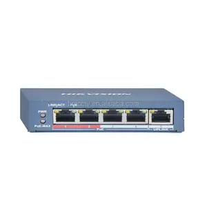 300 m lange Reichweite PoE-Übertragung 4 Port Fast Ethernet nicht verwaltete POE-Switch-DS-3E0105P-E