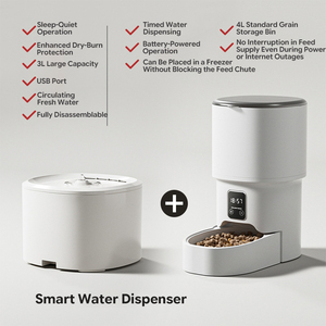 Smart Microchip Pet Feeder WiFi Automatic <strong>Cat</strong> Dog <strong>Food</strong> <strong>Dispenser</strong> 4L Battery Powered Bottle App <strong>Timed</strong> Feeding Bluetooth Control - Product Image 6