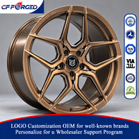 Jantes en alliage forgé monobloc sport personnalisées de qualité supérieure en bronze satiné 5x112 19 20 pouces pour BMW M4 CSL G82 G83