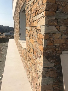 Bên ngoài màu vàng quartzit <span class=keywords><strong>Z</strong></span> Bảng điều khiển đá Veneer tường ốp - Product Image 4