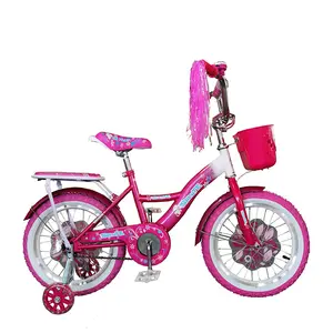 New Style OEM 12"16"20" Inch Alloy Rim Flash Training Wheel Pink Kids Bicycle For Girls