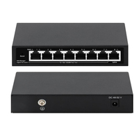 Commutateur PoE Gigabit Ethernet 8 ports géré par le Web 1000M PoE pour caméra IP Dahua