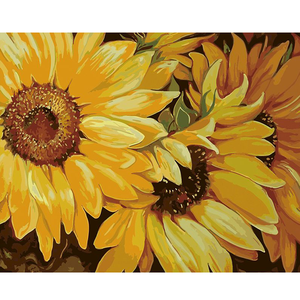 Pintura DE PAISAJE DE GIRASOL por números <span class=keywords><strong>para</strong></span> adultos, fácil acrílico DIY <span class=keywords><strong>para</strong></span> colorear <span class=keywords><strong>con</strong></span> números, decoración del hogar <span class=keywords><strong>para</strong></span> principiantes - Product Image 1