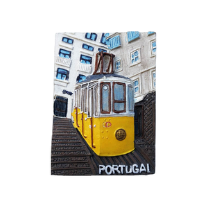 Aimant de réfrigérateur de tramways de Lisbonne de conception libre aimants de réfrigérateur <span class=keywords><strong>portugais</strong></span> Balalaika avec des noms <span class=keywords><strong>portugais</strong></span> Souvenirs touristiques du Portugal - Product Image 4
