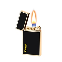 Technologie noire Allumage sonore intelligent Briquet à induction hybride électrique Coupe-vent Quatre types de moteur Design créatif à la mode