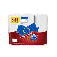 Papier toilette jetable biodégradable de marque propre OEM, papier toilette 2 plis, rouleau de papier toilette en gros