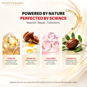Traitement à la kératine 800 ml, hydratant, à l'huile d'argan, au collagène et au jojoba, lissant, éclaircissant, pour salon, OEM, vente en gros - Product Image 5