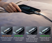 Câble USB-C OEM en gros 240W avec coupure intelligente de l'alimentation, câble de données USB-C 100W personnalisé 0,9m 1,8m 3m pour téléphone, tablette, ordinateur portable