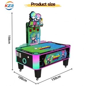 Table de jeu de hockey sur air à monnayeur pour deux joueurs, pour enfants, pour centre de jeux et d'amusement - Product Image 3