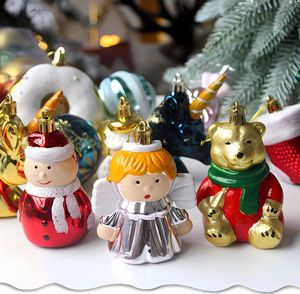 Nouvelle <span class=keywords><strong>boule</strong></span> de noël 72 pièces peint boîte de papier de forme spéciale 3-6cm ensemble décoration de noël pendentif <span class=keywords><strong>boule</strong></span> galvanisée - Product Image 5