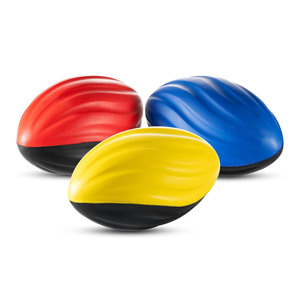 Jouets anti-stress promotionnels personnalisés de haute qualité en mousse PU en forme de ballon de football américain de 11,5 cm avec logo personnalisé - Product Image 1