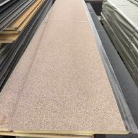 Série de pierres colorées, panneau de découpe en acier galvanisé, isolation ignifuge, mur sandwich en PU pour la décoration des murs extérieurs et des toits