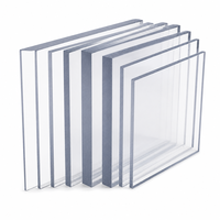 Panneaux de toiture en polycarbonate transparent à prix d'usine, plaques PC pour solarium, véranda, lucarne