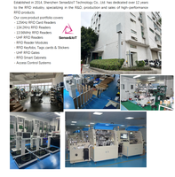 Lecteur RFID UHF longue portée Sense&IoT 9dBi ISO18000-6C avec distance de lecture de 0 à 10 m pour la gestion des véhicules