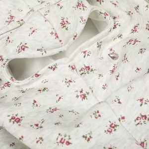 Felpa con Cappuccio Impermeabile con Zip e Stampa Floreale 100% Cotone per Uomo e Donna Vestibilità Ampia Invernale per Figure Piccole - Product Image 5